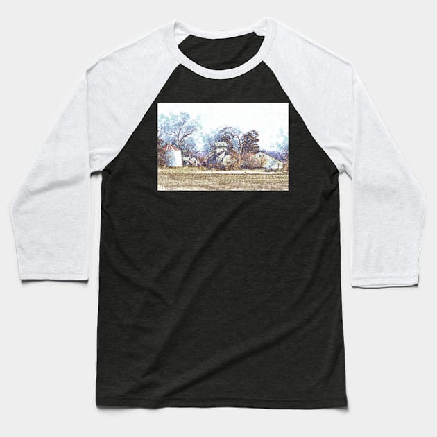 The Family Farm Baseball T-Shirt by KirtTisdale